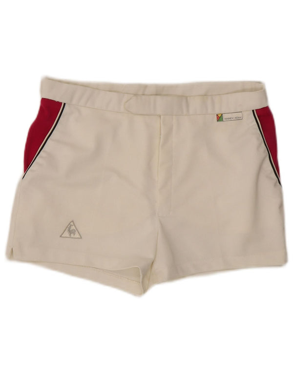 LE COQ SPORTIF Женские шорты чинос IT 48 XL W32 Белые цветные блоки