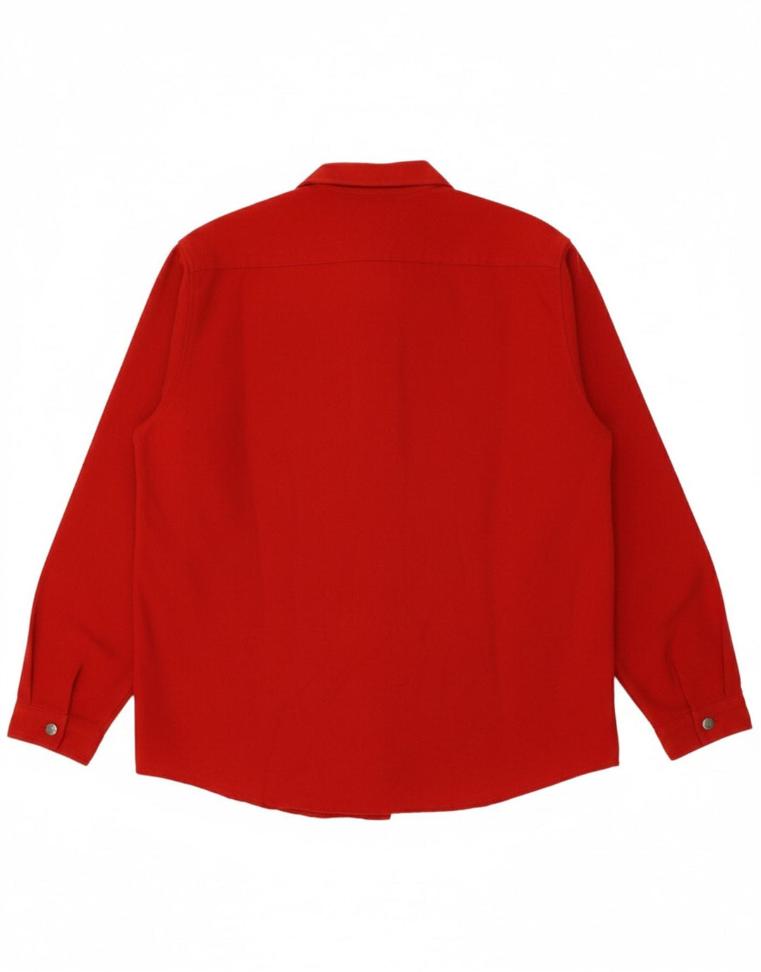 BENETTON Womens Shirt UK 18 XL Red Polyester