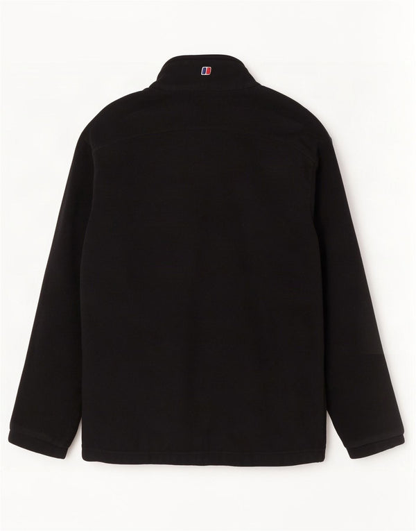 Мужская флисовая куртка Berghaus UK 40, большая черная, полиэстер