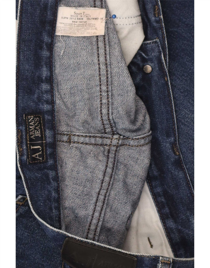 Мужские прямые джинсы Armani W38 L34 темно-синие, хлопок