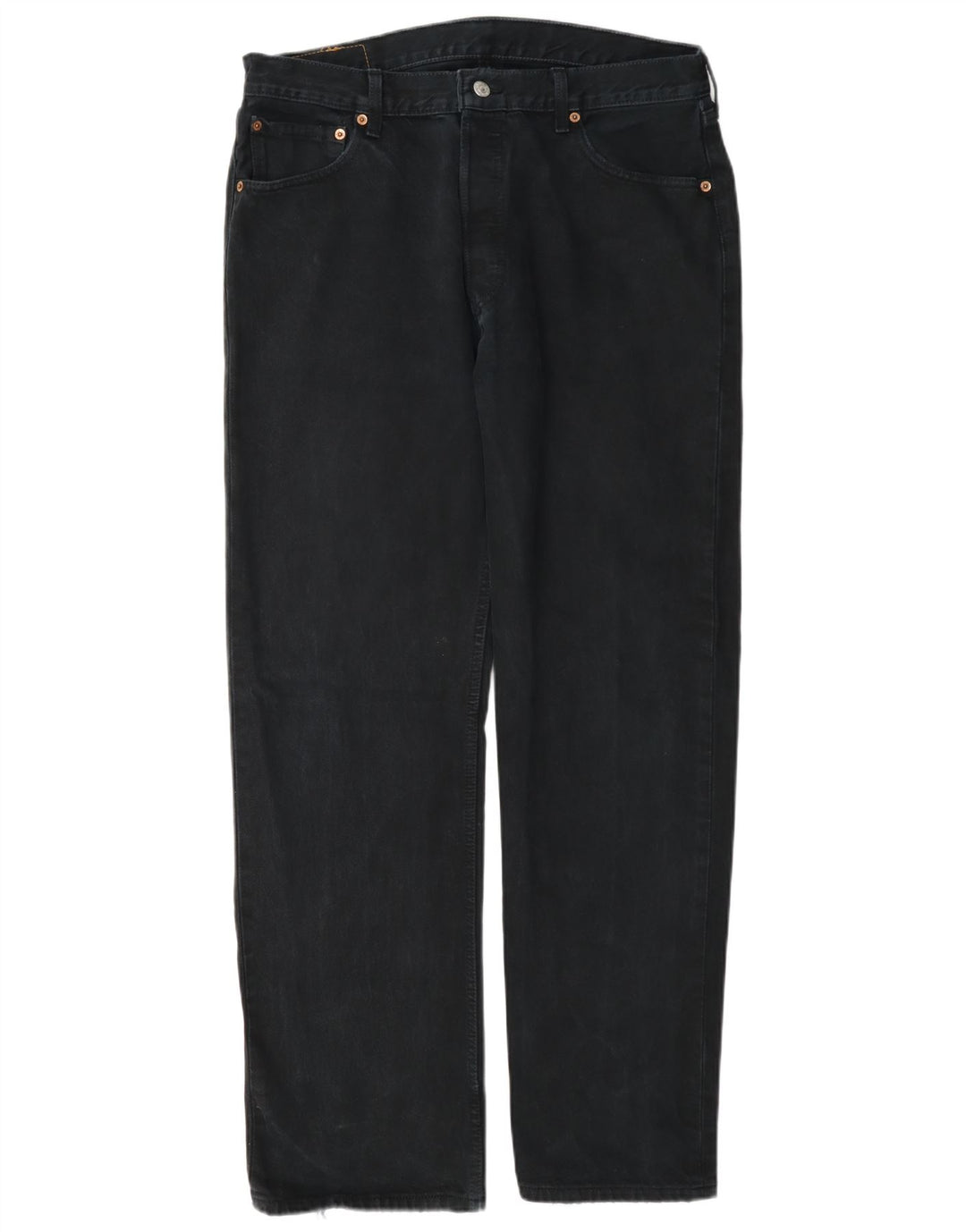 Мужские прямые джинсы Levi's 501 W34 L32 темно-синие