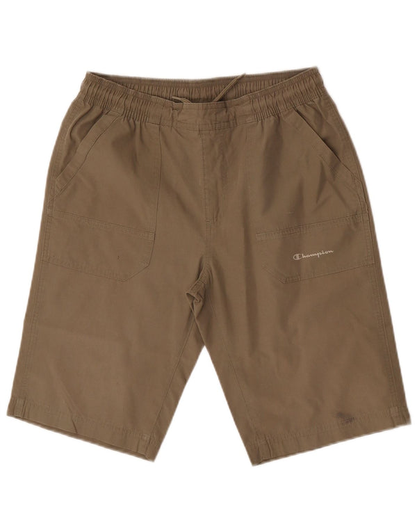 Спортивные шорты Champion для мальчиков 13–14 лет, коричневые, хлопковые