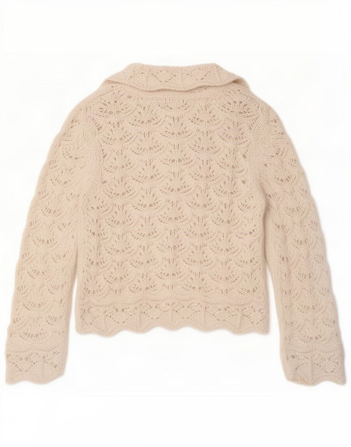 Женский кардиган Zara UK 14, средний белый