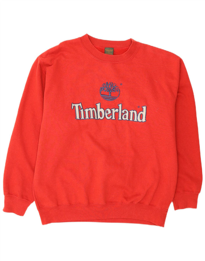 Мужской свитшот с рисунком Timberland, маленький красный хлопковый джемпер