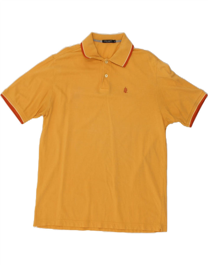 MARINA YACHTING Mens Polo Shirt XL Yellow Cotton | Vintage Marina Yachting | Thrift | Second-Hand Marina Yachting | Used Clothing | Messina Hembry 