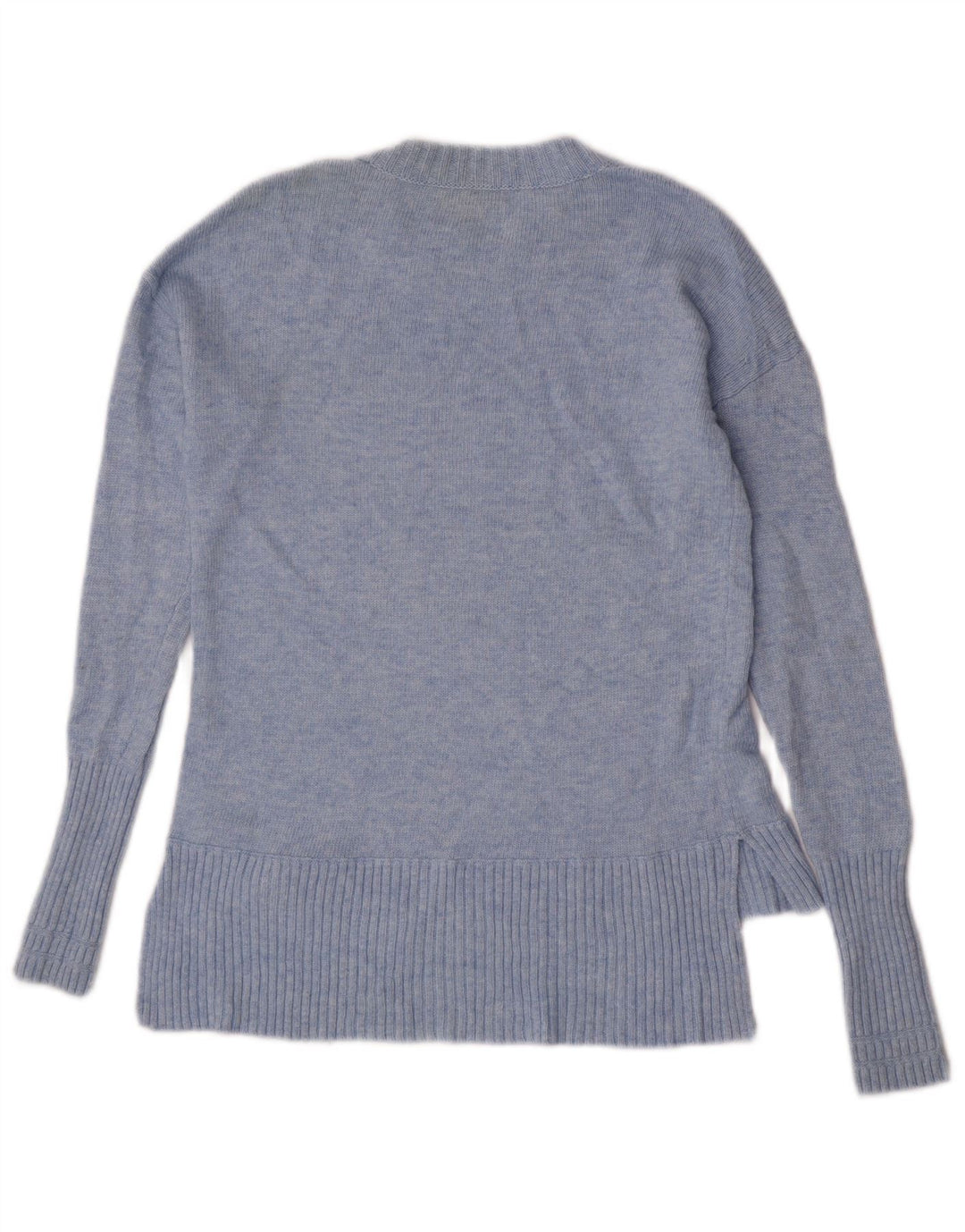 Женский джемпер с круглым вырезом J. Crew, Великобритания 2 2XS, синяя шерсть