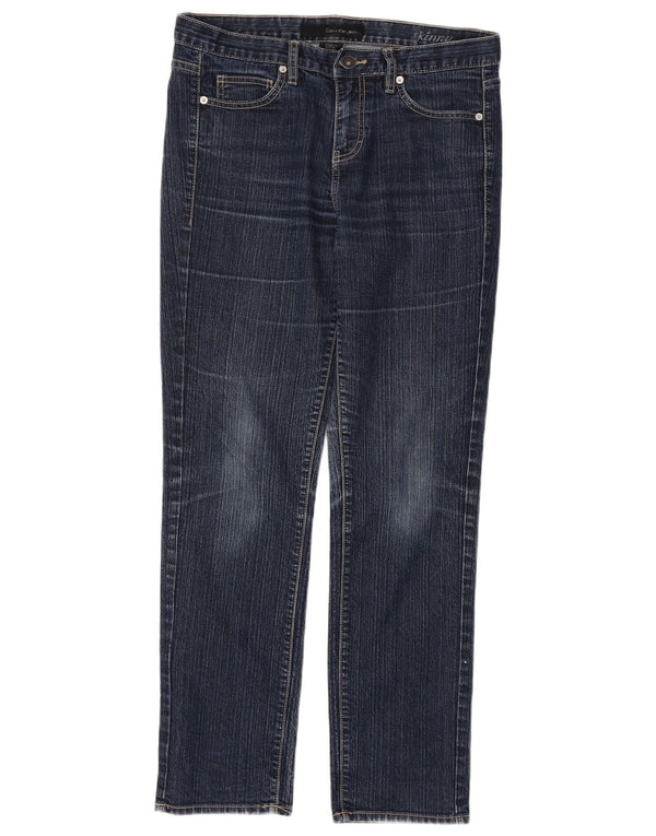 Женские джинсы скинни Calvin Klein US 10, большие размеры W32 L30, темно-синий хлопок