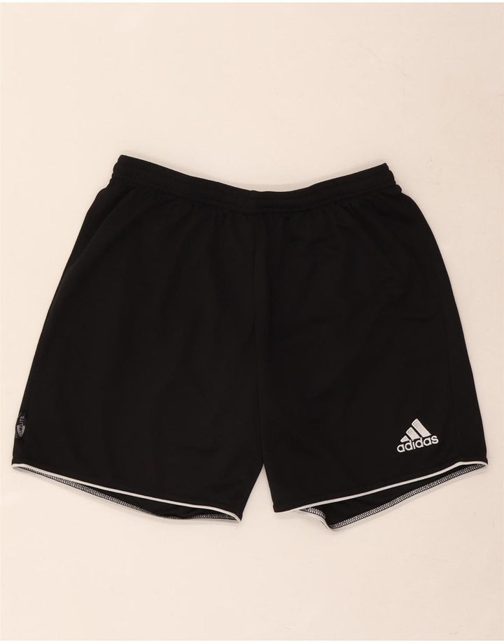 Мужские спортивные шорты Adidas Climalite, средний черный полиэстер