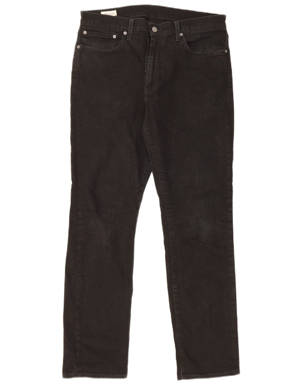 Мужские джинсы Levi's 511 Slim W34 L32, черный хлопок