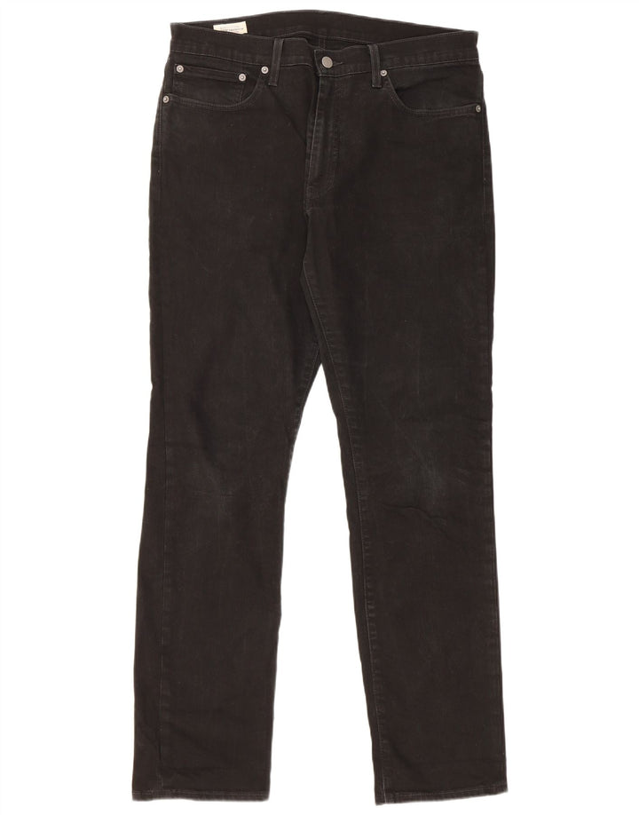 Мужские джинсы Levi's 511 Slim W34 L32, черный хлопок