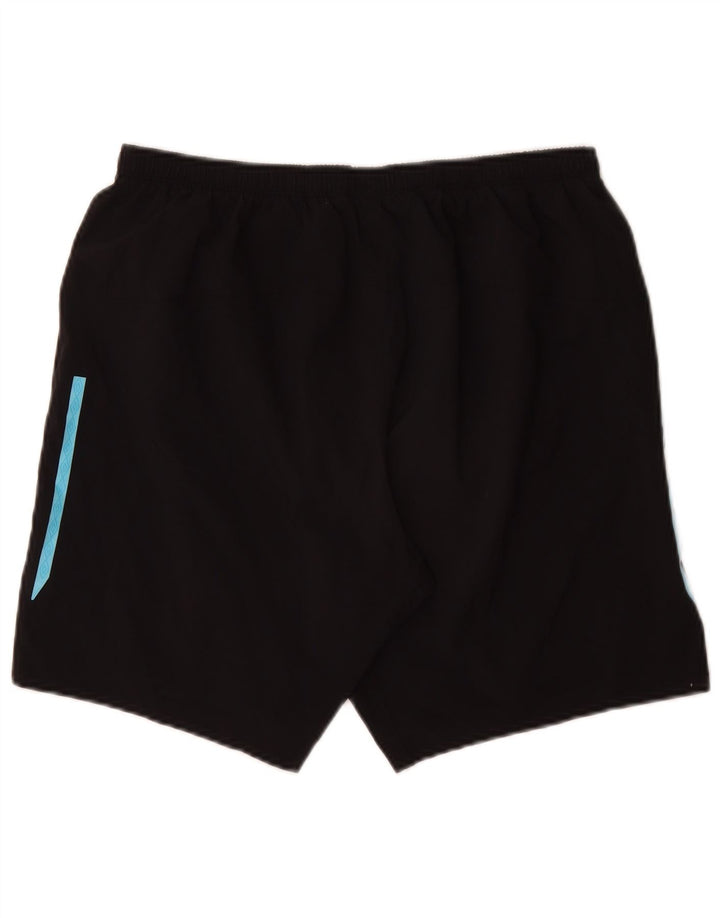 Мужские спортивные шорты Umbro, средние черные из полиэстера