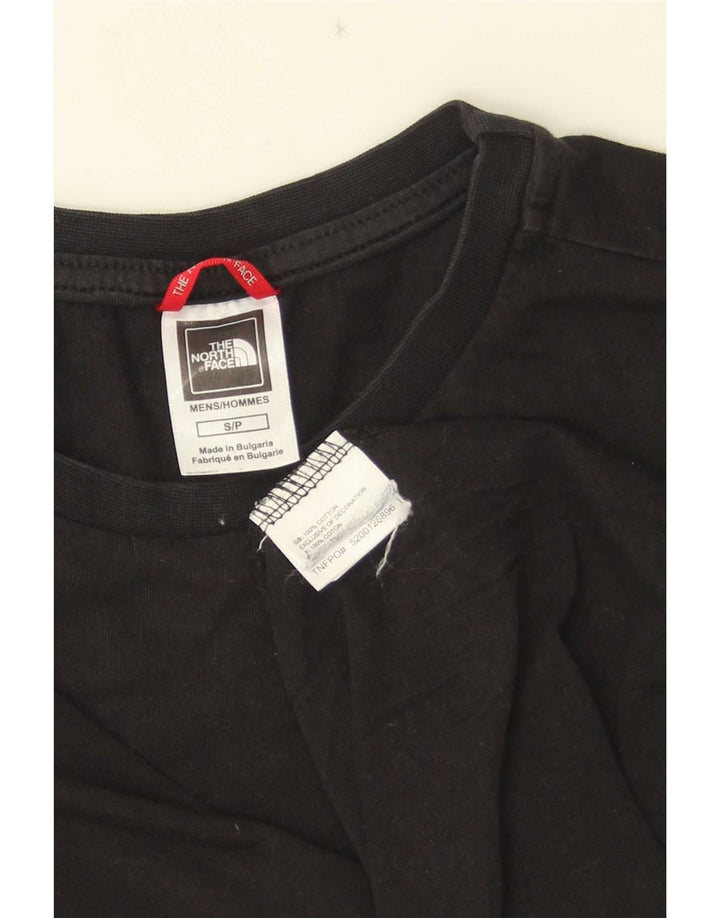 Мужская футболка The North Face, маленький черный хлопковый топ
