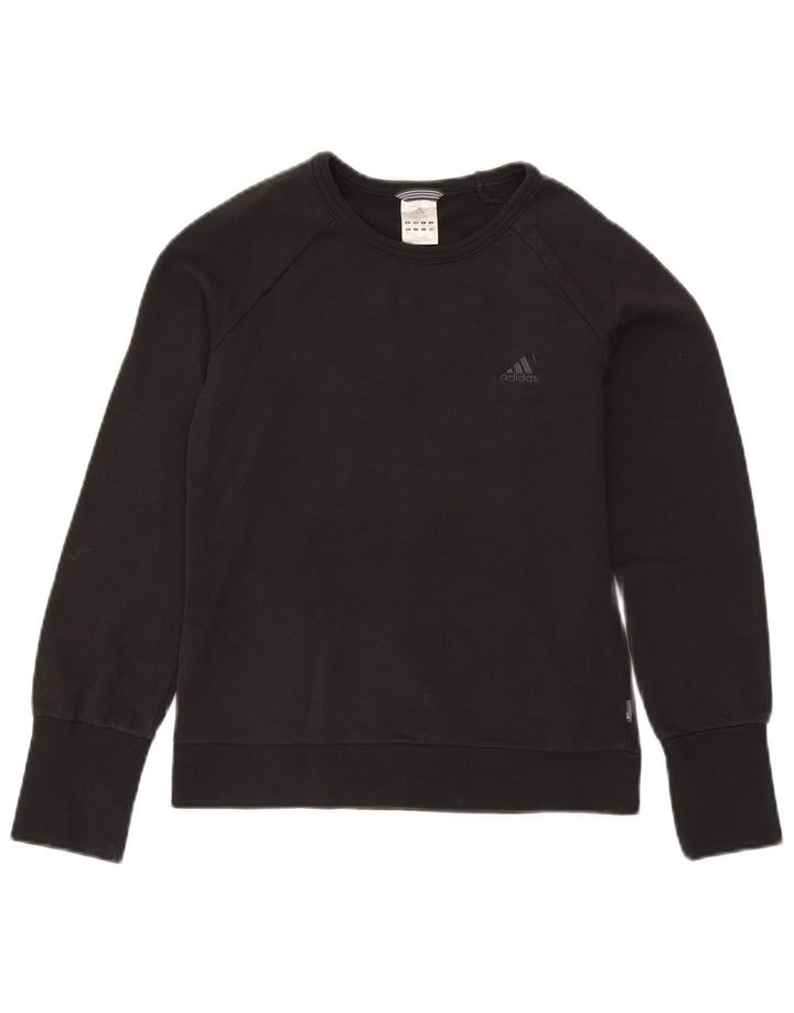 Женский свитер Adidas UK 12, средний темно-синий, хлопок
