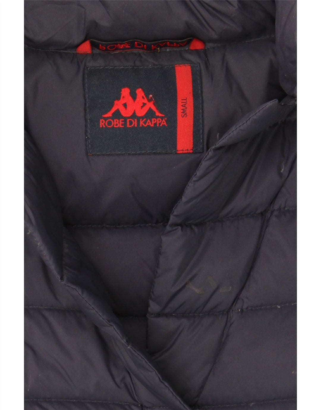 KAPPA Womens Padded Jacket UK 10 Small Navy Blue Polyester Vintage Kappa and Second-Hand Kappa from Messina Hembry 
