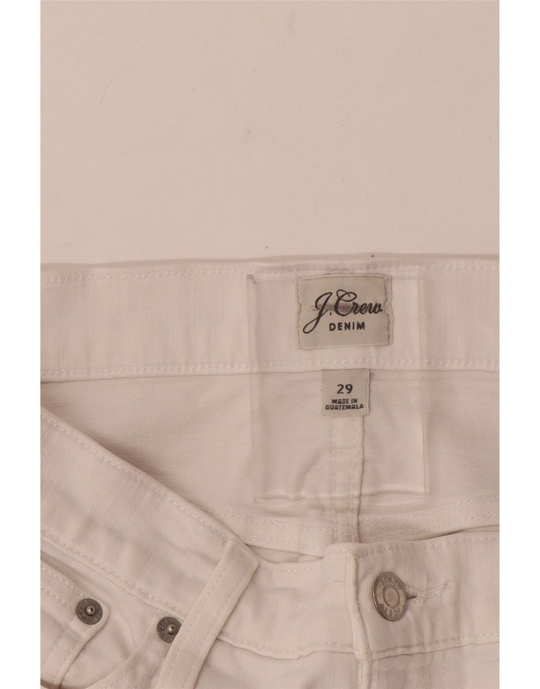 Женские прямые повседневные брюки J. Crew W29 L28, белые
