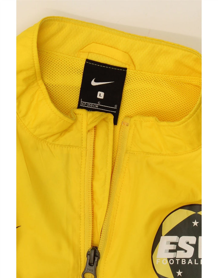 NIKE Boys Tracksuit Top Jacket 12-13 Years Large  Yellow Polyester Vintage Nike and Second-Hand Nike from Messina Hembry 