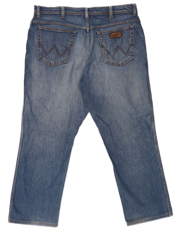 Мужские прямые джинсы Wrangler Texas W38 L27, синий хлопок