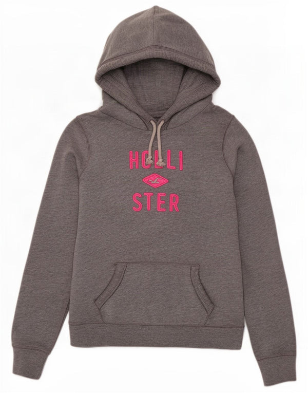Женский джемпер с капюшоном Hollister UK 16, большой серый