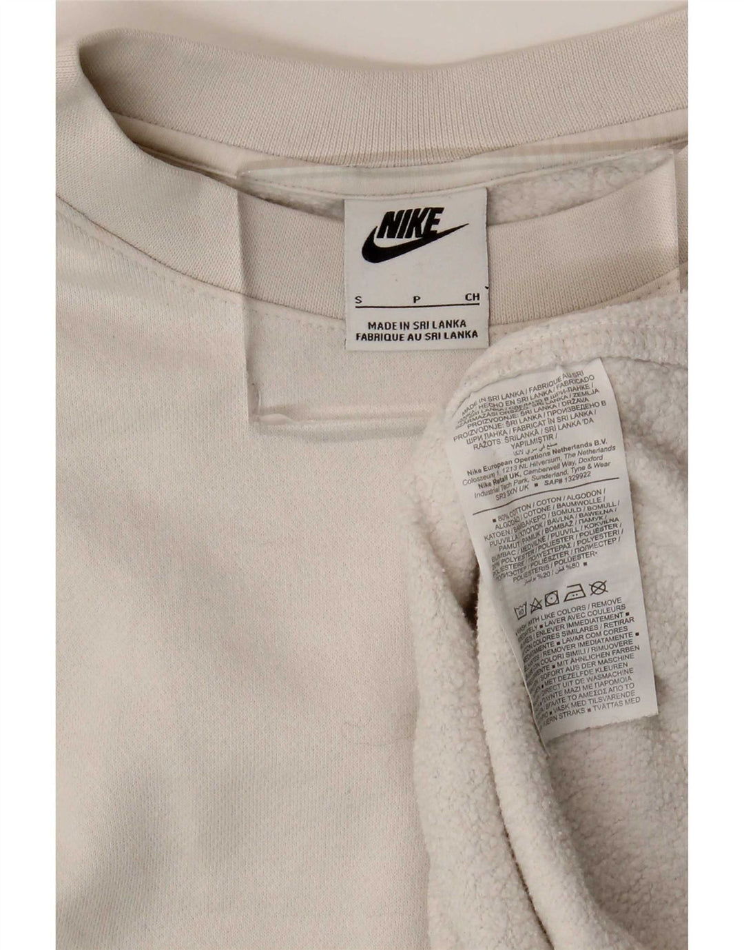 Мужской свитер Nike, маленький белый хлопковый джемпер