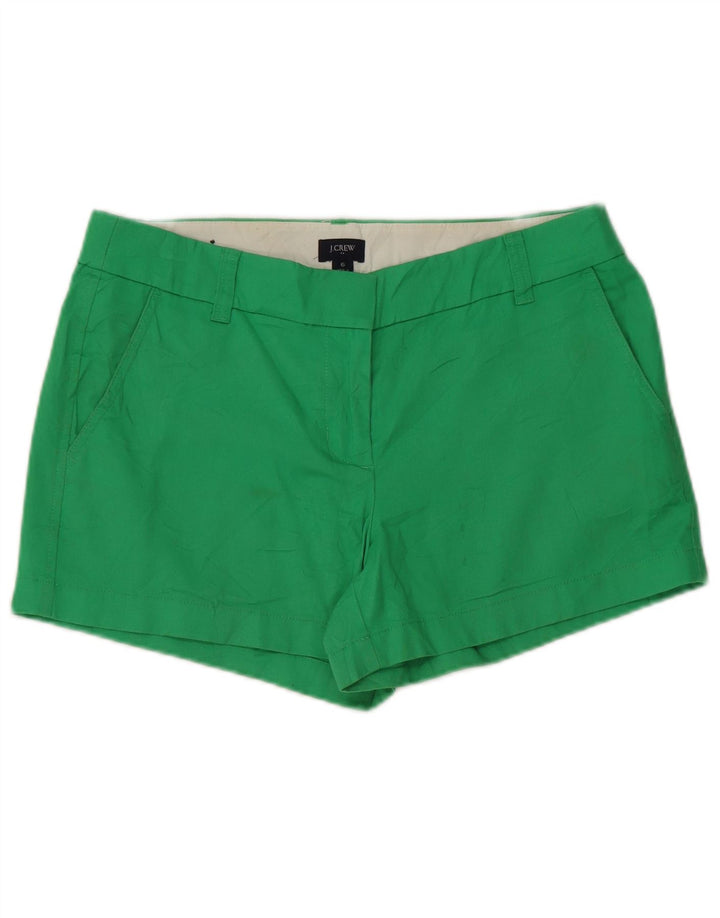 Женские шорты чинос J. CREW US 6, средний размер W32, зеленый хлопок