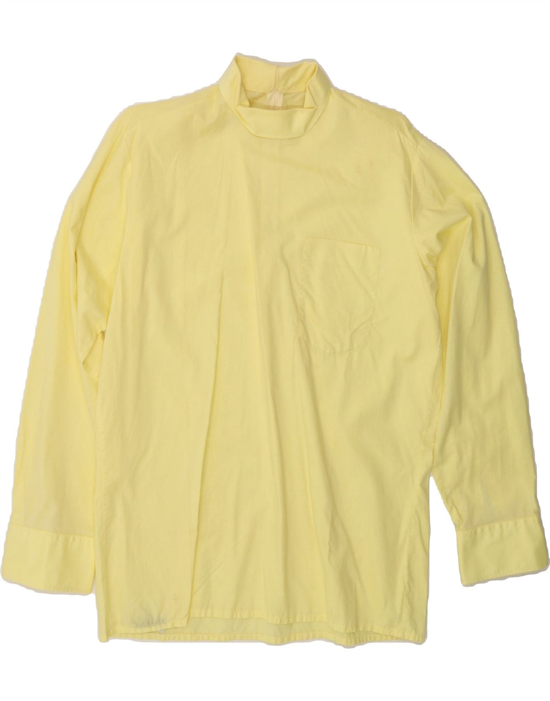 VINTAGE Womens Long Sleeve Blouse Top UK 16 Large Yellow Vintage Vintage and Second-Hand Vintage from Messina Hembry 
