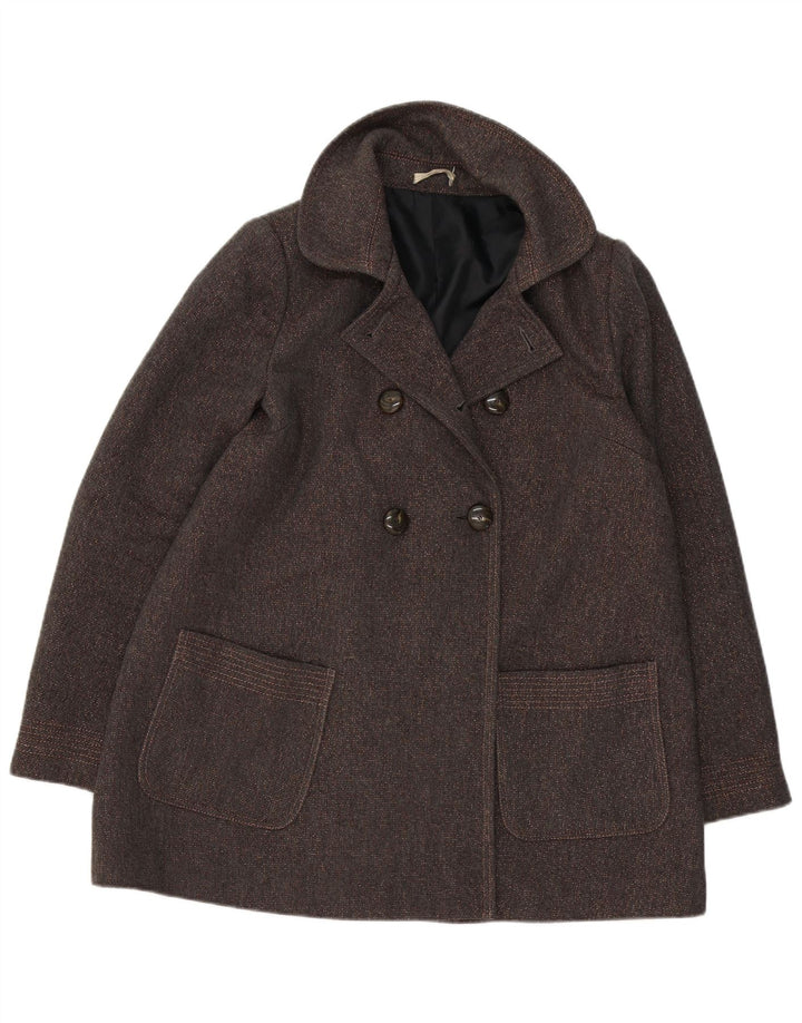 Винтажное женское полупальто UK 18 XL Коричневое