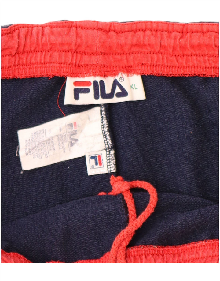 Мужские спортивные шорты FILA XL, темно-синие, хлопок
