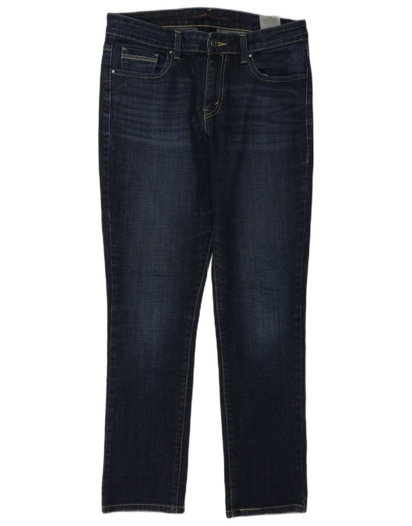 Женские узкие джинсы Levi's US 8, средние W30 L29, темно-синие, хлопок