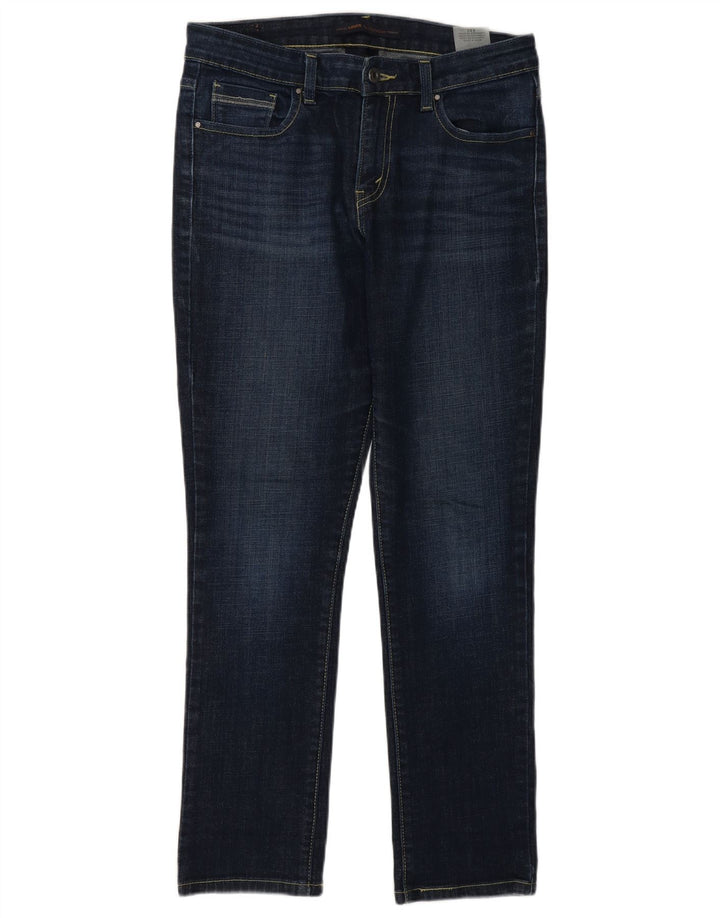 Женские узкие джинсы Levi's US 8, средние W30 L29, темно-синие, хлопок