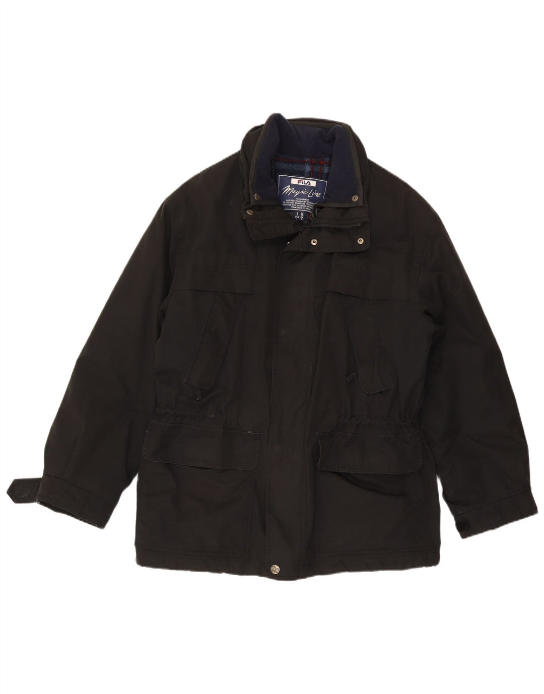 Мужская куртка Fila IT 48 Medium Black Polyester