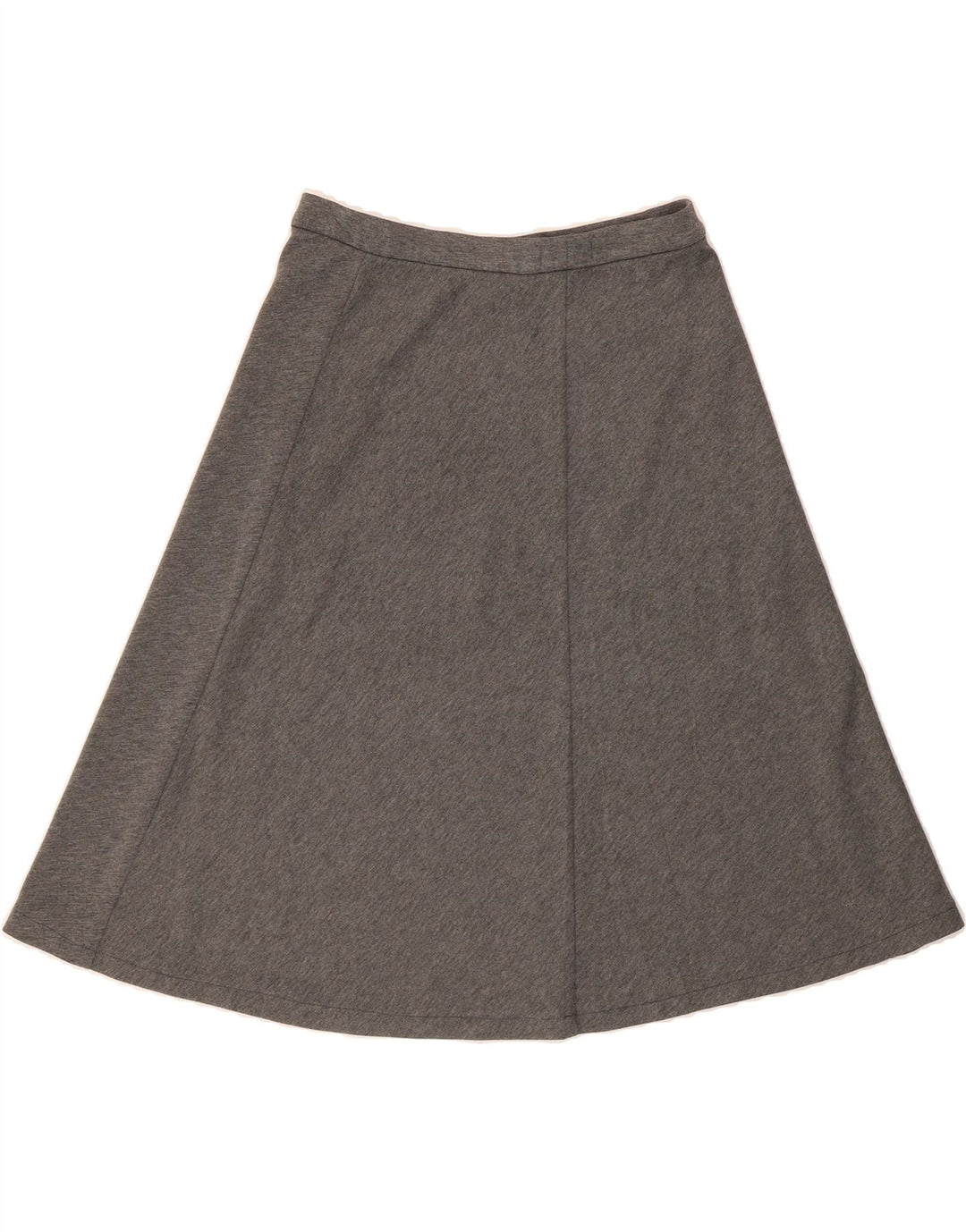 MARKS & SPENCER Womens A-Line Skirt UK 14 Large W32 Grey Vintage Marks & Spencer and Second-Hand Marks & Spencer from Messina Hembry 