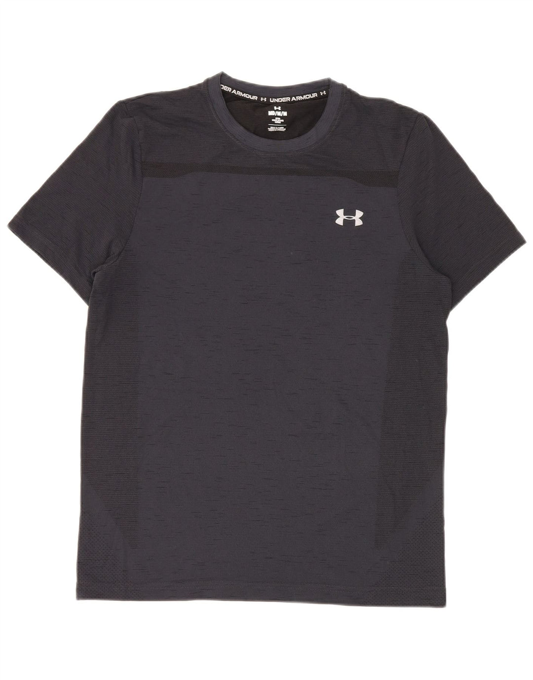 Мужская приталенная футболка Under Armour среднего размера, темно-синяя