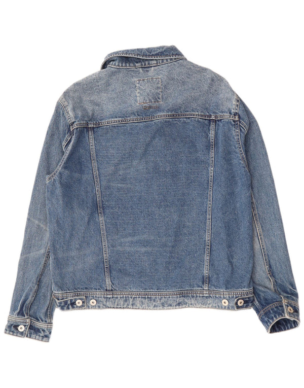 Мужская джинсовая куртка SUPERDRY UK 42 XL, синяя, хлопок