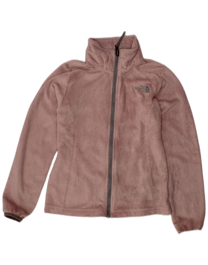 THE NORTH FACE Флисовая куртка для девочек 7-8 лет, маленькая розовая, полиэстер
