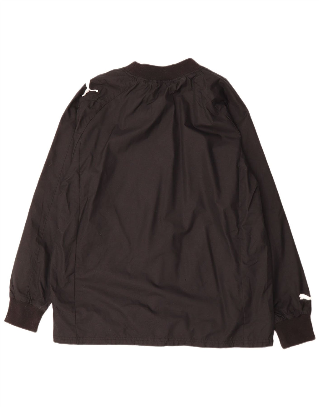 Мужской топ с длинным рукавом PUMA, средний черный из полиэстера с рисунком