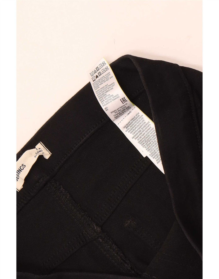 Женские джинсы джеггинсы Marks & Spencer UK 12, средние W30 L30, черные, хлопковые