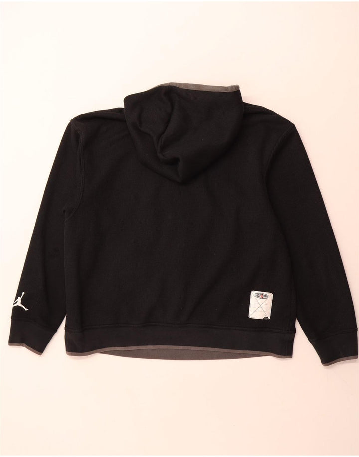 Мужской джемпер с капюшоном Jordan с графическим рисунком XL, черный полиэстер