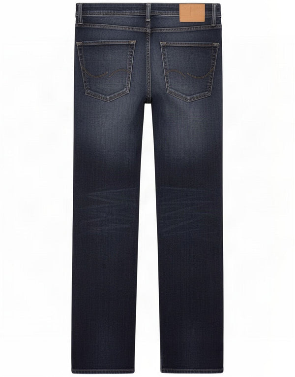 Мужские прямые джинсы Jack & Jones Clark стандартного кроя W36 L31, синий хлопок
