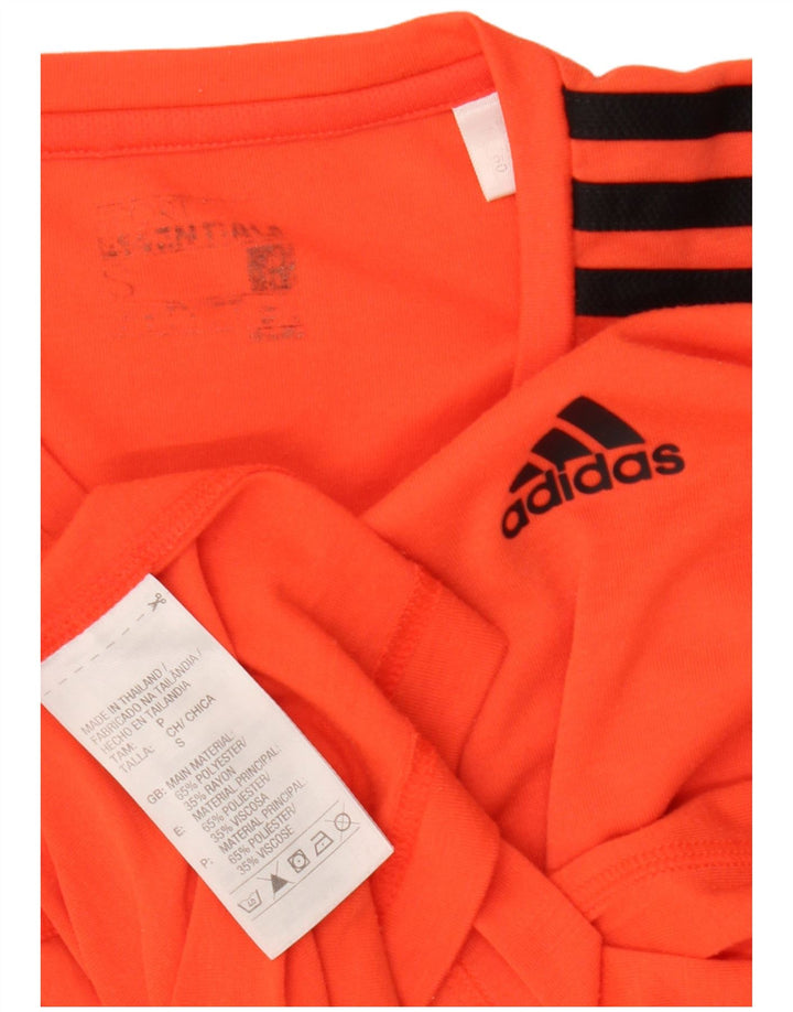 Мужская футболка Adidas Climalite, маленький оранжевый полиэстер