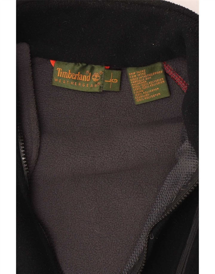 Мужская флисовая куртка Timberland UK 40, большая черная, полиэстер