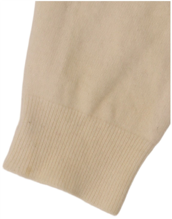 Женский джемпер с круглым вырезом Valentino UK 12, средний белый классический