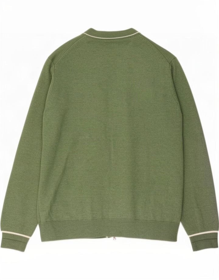 Мужской кардиган-свитер Marks & Spencer 2XL зеленый полиэстер