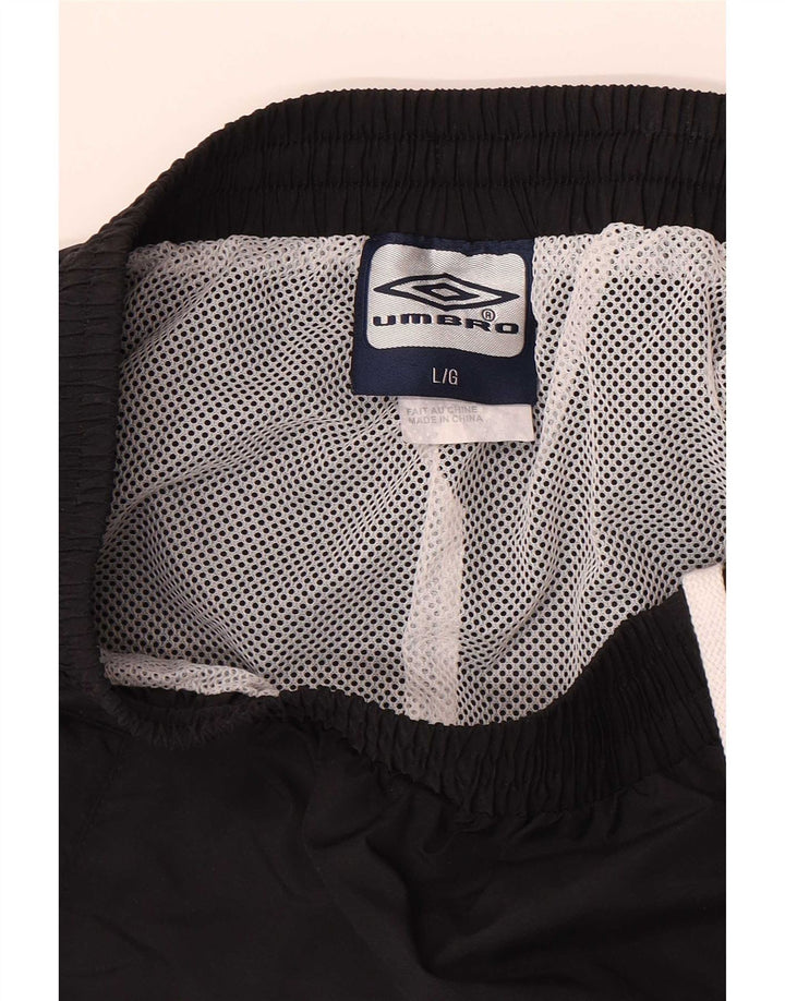 Мужские спортивные брюки Umbro, большие черные из полиэстера