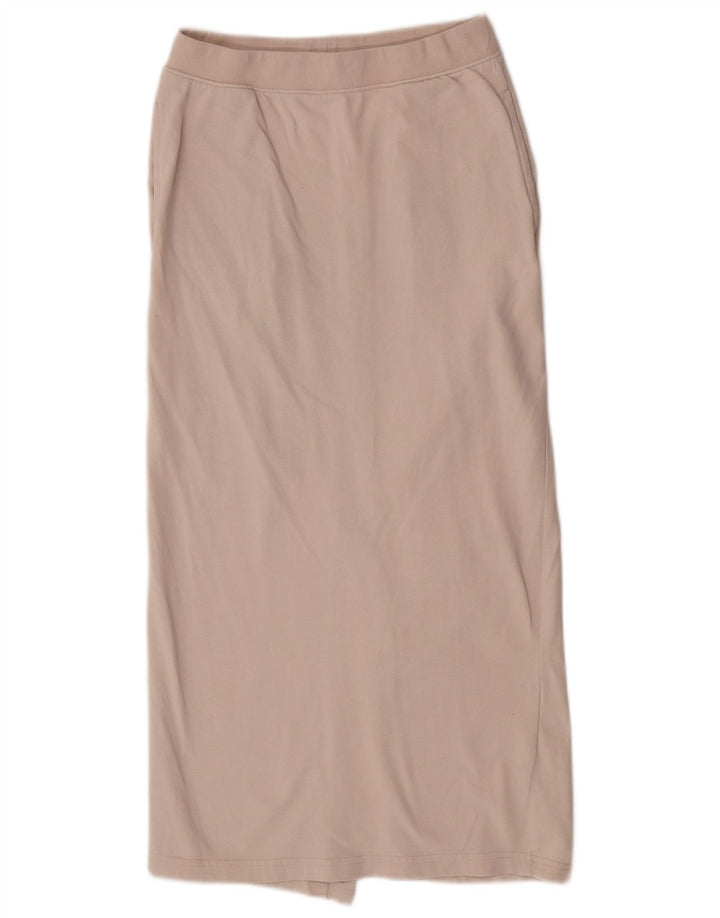 Женская длинная юбка Zara Regular, маленькая W26, бежевая