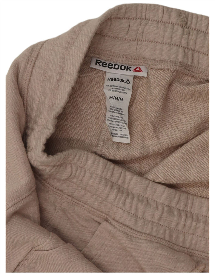 Женские спортивные шорты Reebok UK 14, хлопковые, средние, бежевые
