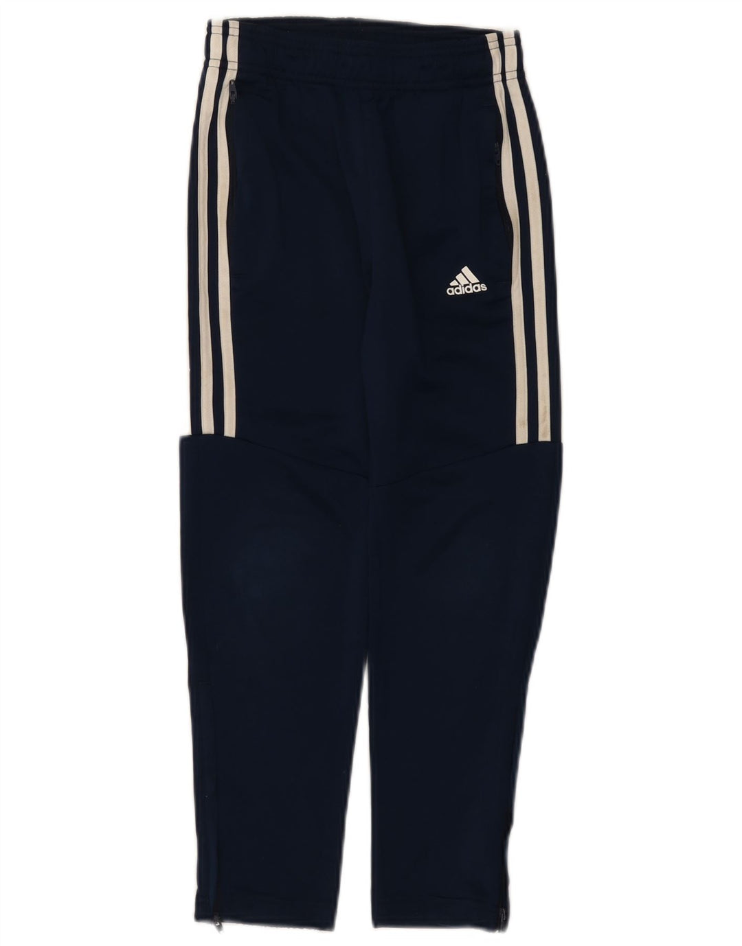 Спортивные брюки Adidas для мальчиков 7-8 лет, темно-синий, полиэстер