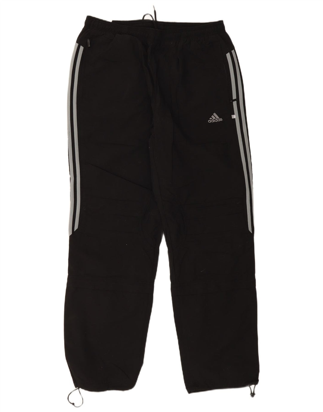 Adidas Мужские спортивные брюки Джоггеры Большой черный полиэстер