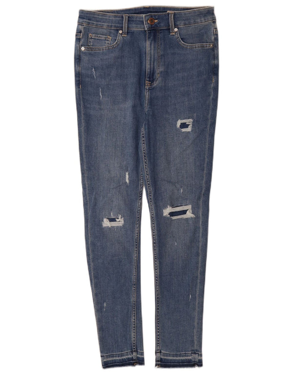 Женские джинсы скинни Marks & Spencer The Ivy UK 10, маленькие W26 L27, синие