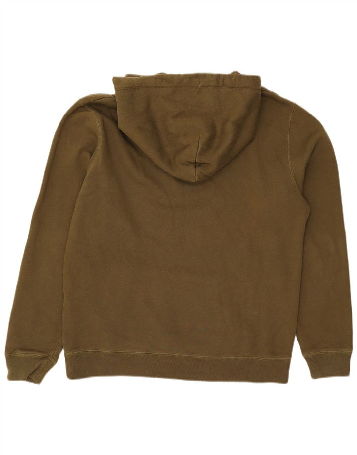 Jack Wills Мужской джемпер с капюшоном с рисунком, средний зеленый хлопок, хлопок