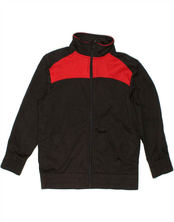 STARTER Boys Tracksuit Top Jacket 7-8 Years Medium Black Colourblock Vintage Starter and Second-Hand Starter from Messina Hembry 